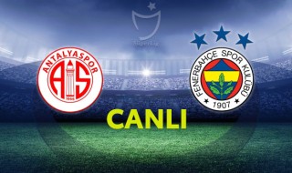 Antalyaspor  Fenerbahçe - Canlı